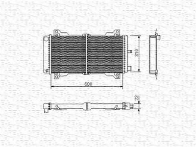 MAGNETI MARELLI 350213459000 -  Радиатор, охлаждение двигателя